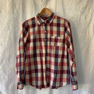 Gap Plaid Women's Boyfriend Fit Shirt Size M